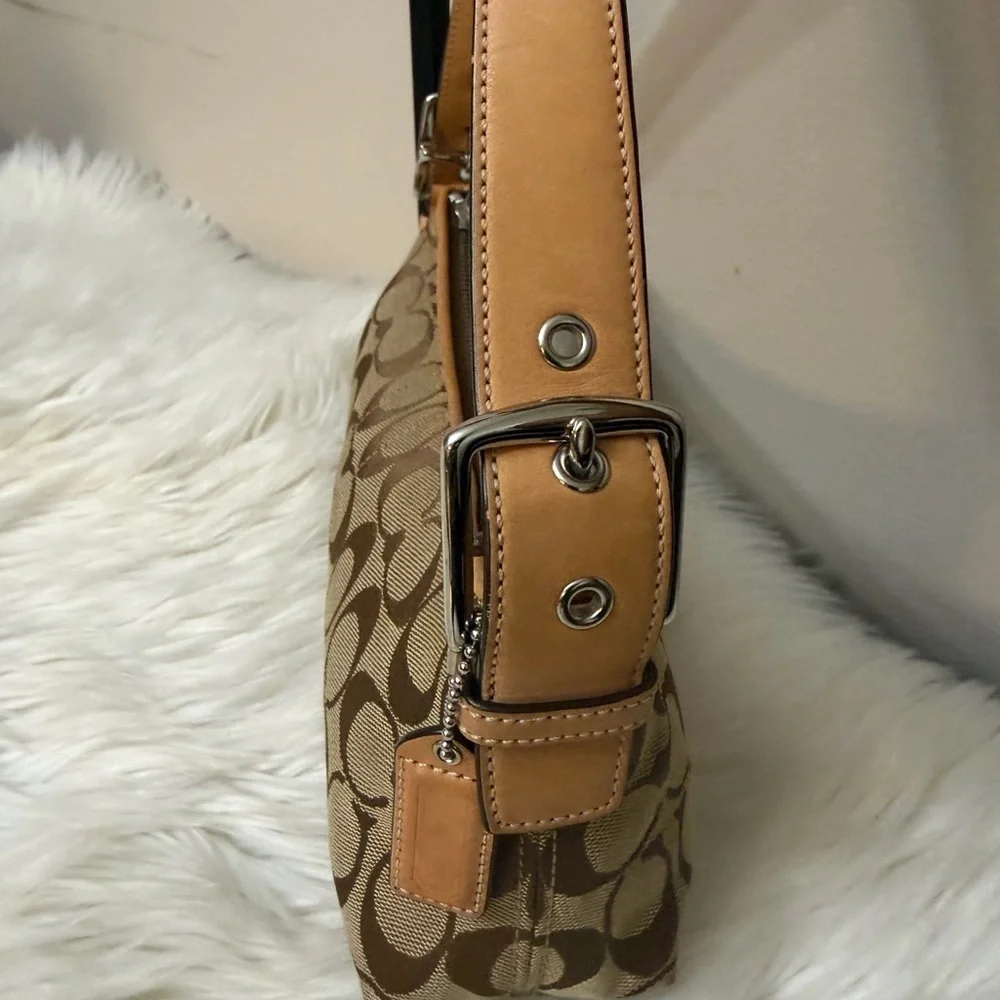 Coach Tan Leather Men's Bag
